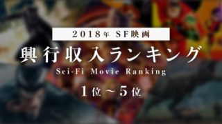 2018年 SF映画興行収入ランキング【1位〜5位】