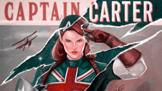 『ホワット・イフ…?』“キャプテン・カーター”になったペギーの新たな姿。キャプテン・アメリカ“塗り替える”ポスター公開